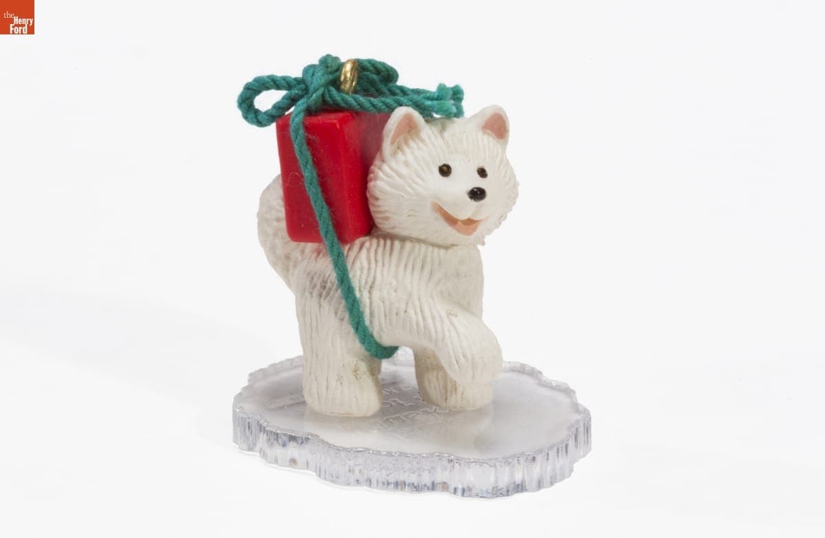 Hallmark "Little Frosty Friends: Little Husky" Christmas Ornament, 1990