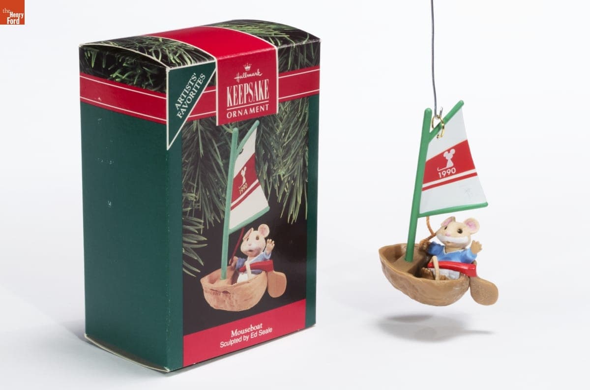 Hallmark "Mouseboat" Christmas Ornament, 1990