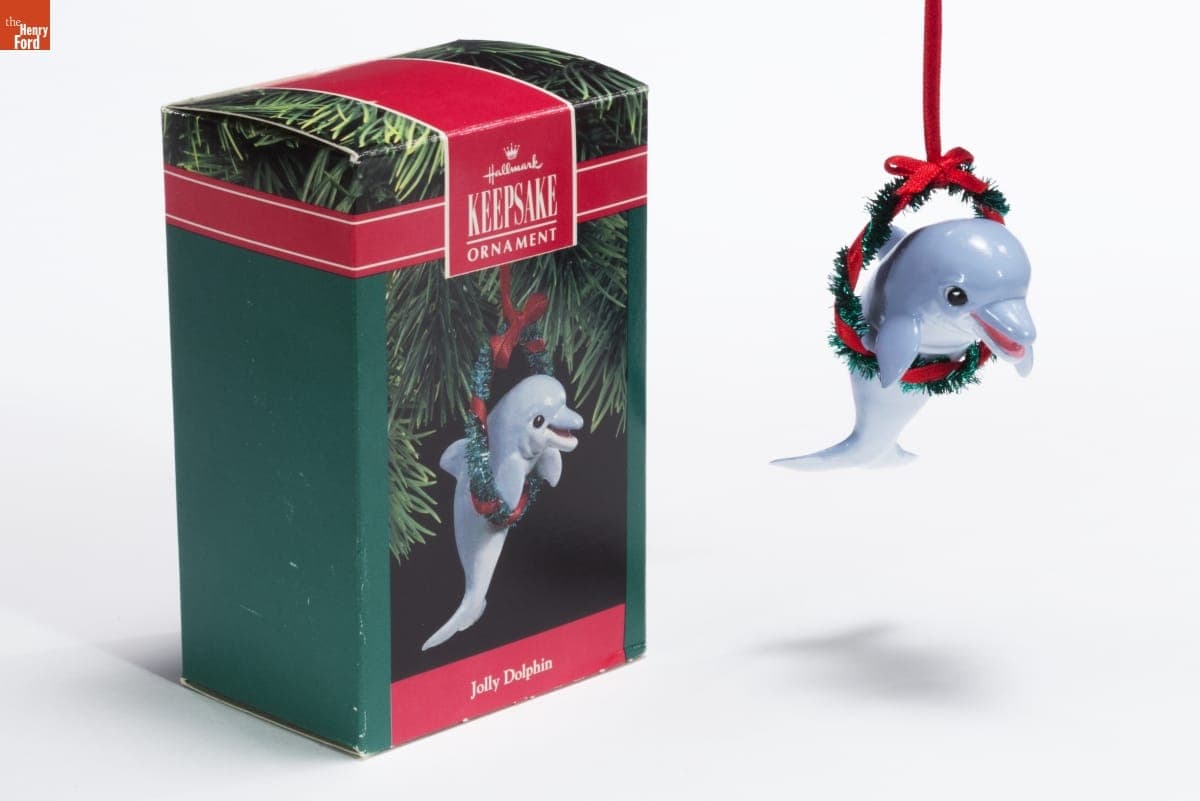 Hallmark "Jolly Dolphin" Christmas Ornament, 1990