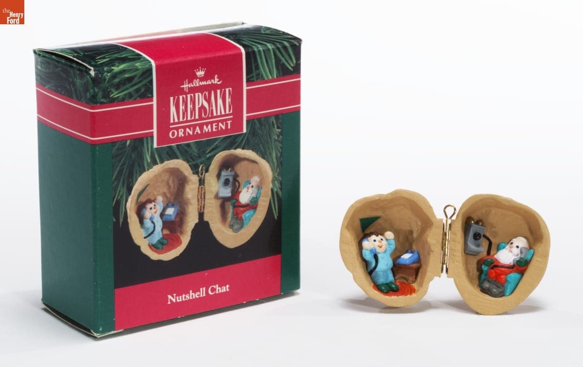 Hallmark "Nutshell Chat" Christmas Ornament, 1990
