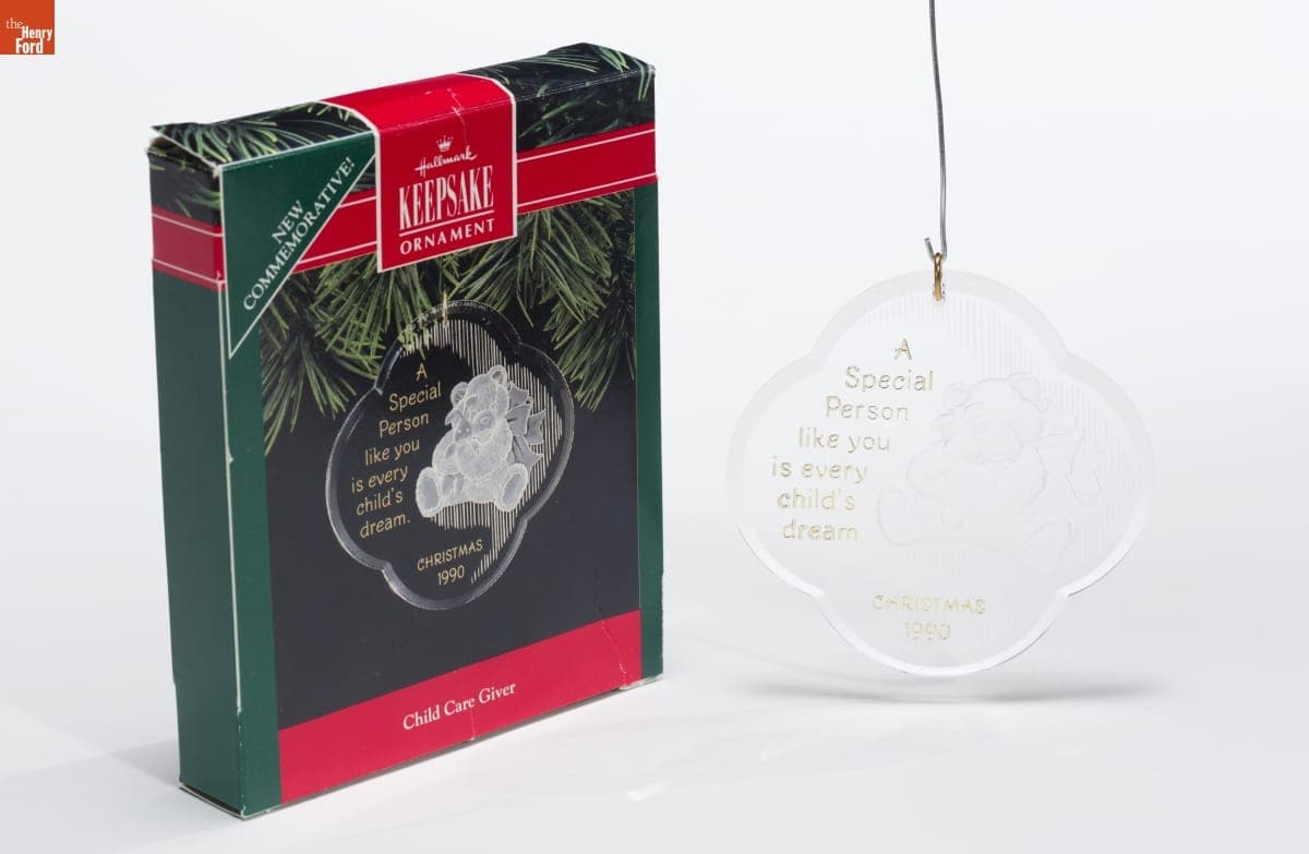 Hallmark "Child Care Giver" Christmas Ornament, 1990