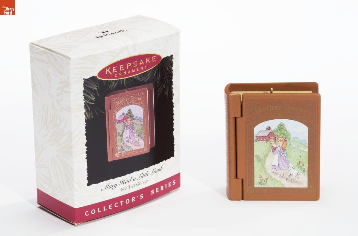 Hallmark "Mother Goose Series: Mary had a Little Lamb" Christmas Ornament, 1996