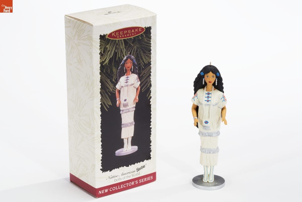 Hallmark "Dolls of the World Series: Native American Barbie" Christmas Ornament, 1996