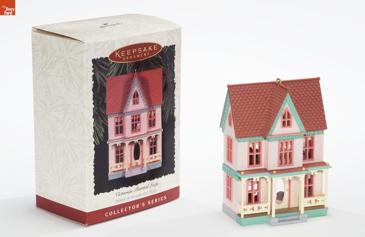 Hallmark "Nostalgic Houses and Shops Series: Victorian Painted Lady" Christmas Ornament, 1996