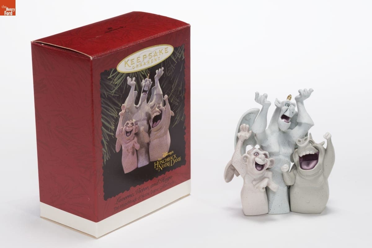 Hallmark "Disney's The Hunchback of Notre Dame: Laverne, Victor and Hugo" Christmas Ornament, 1996