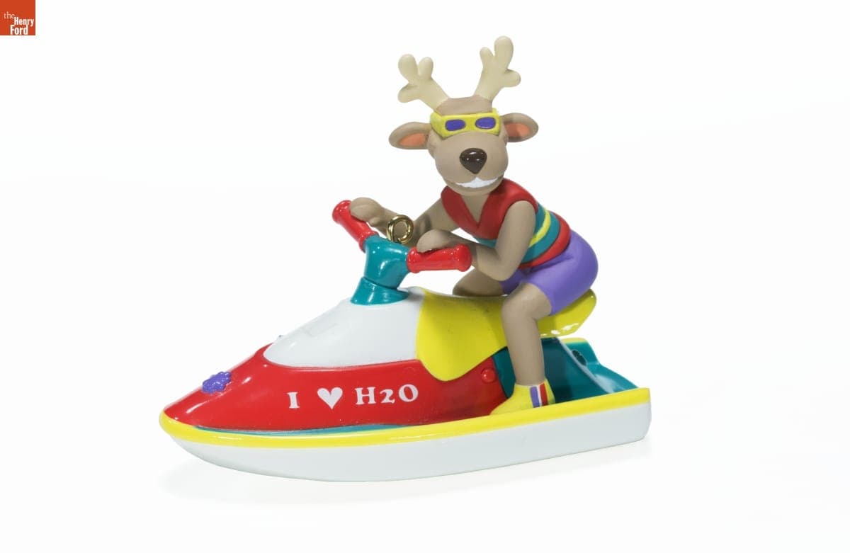 Hallmark "Antlers Aweigh!" Christmas Ornament, 1996