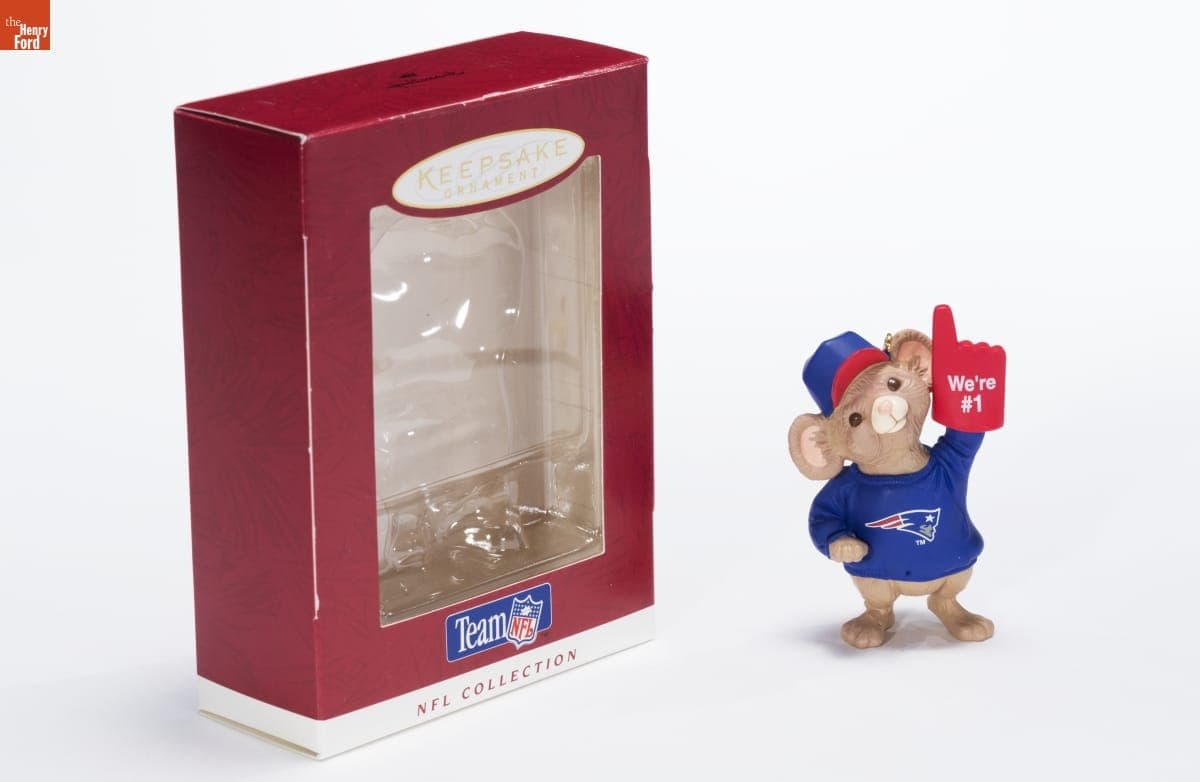 Hallmark "NFL Collection: New England Patriots" Christmas Ornament, 1996