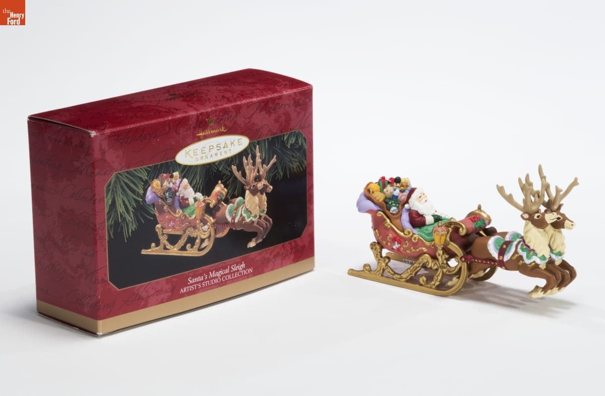 Hallmark "Santa's Magical Sleigh" Christmas Ornament, 1997