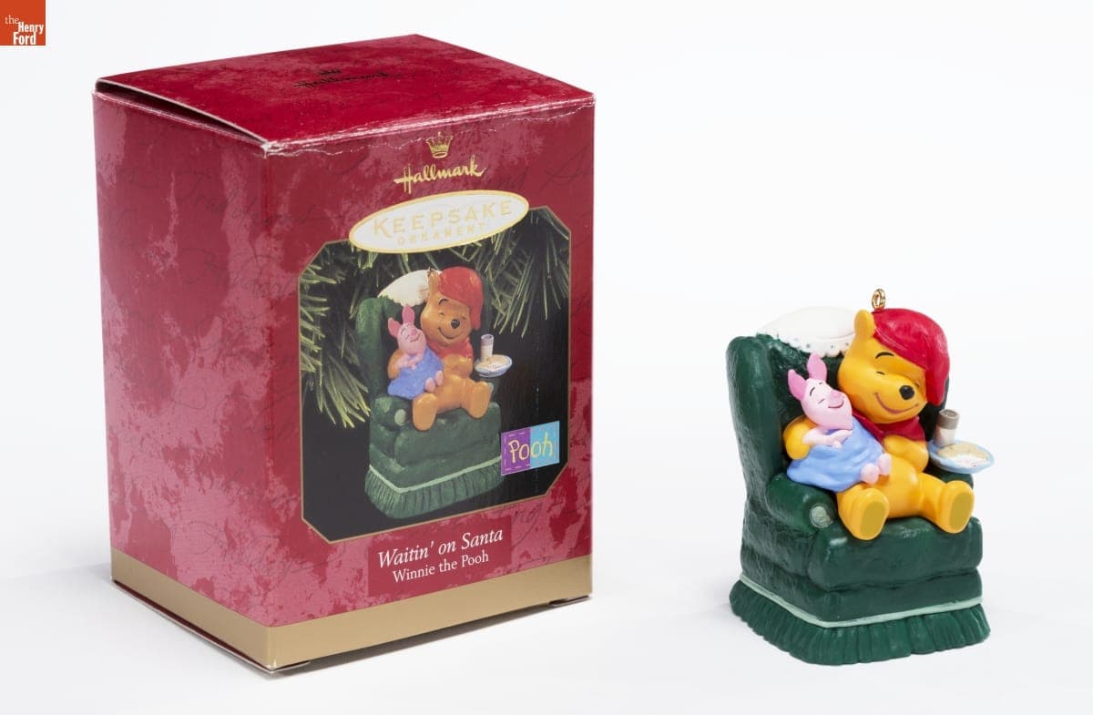 Hallmark "Winnie the Pooh: Waitin' on Santa" Christmas Ornament, 1997