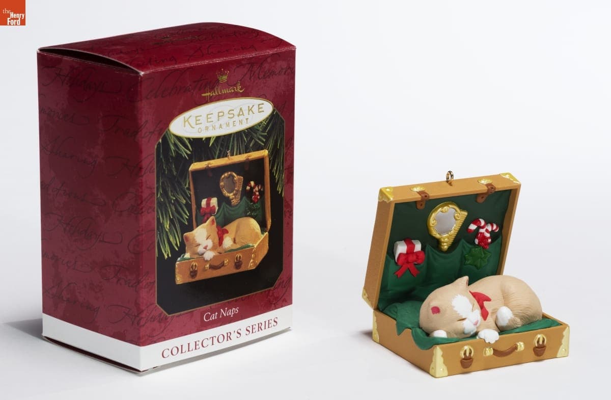 Hallmark "Cat Naps Series" Christmas Ornament, 1997