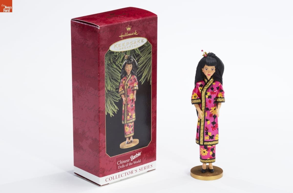 Hallmark "Dolls of the World Series: Chinese Barbie" Christmas Ornament, 1997