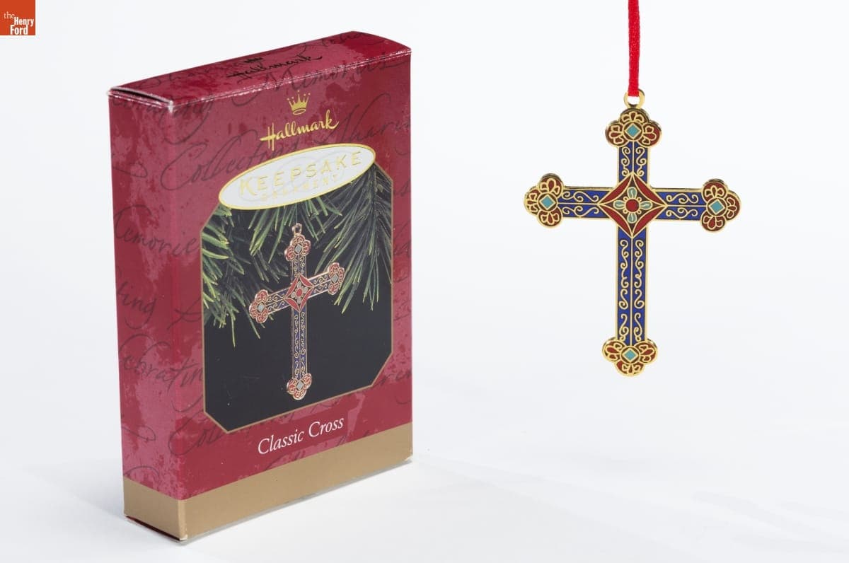 Hallmark "Classic Cross" Christmas Ornament, 1997