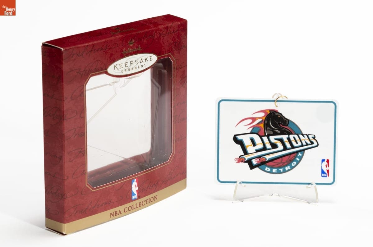 Hallmark "NBA Collection: Detroit Pistons" Christmas Ornament, 1997
