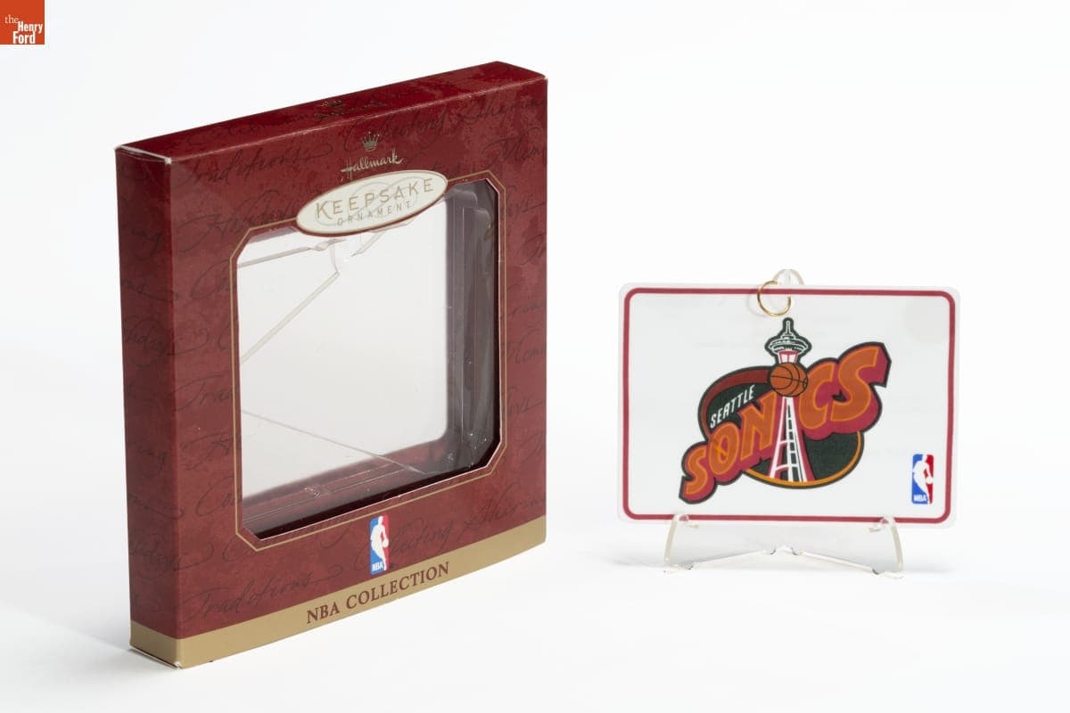 Hallmark "NBA Collection: Seattle Supersonics" Christmas Ornament, 1997
