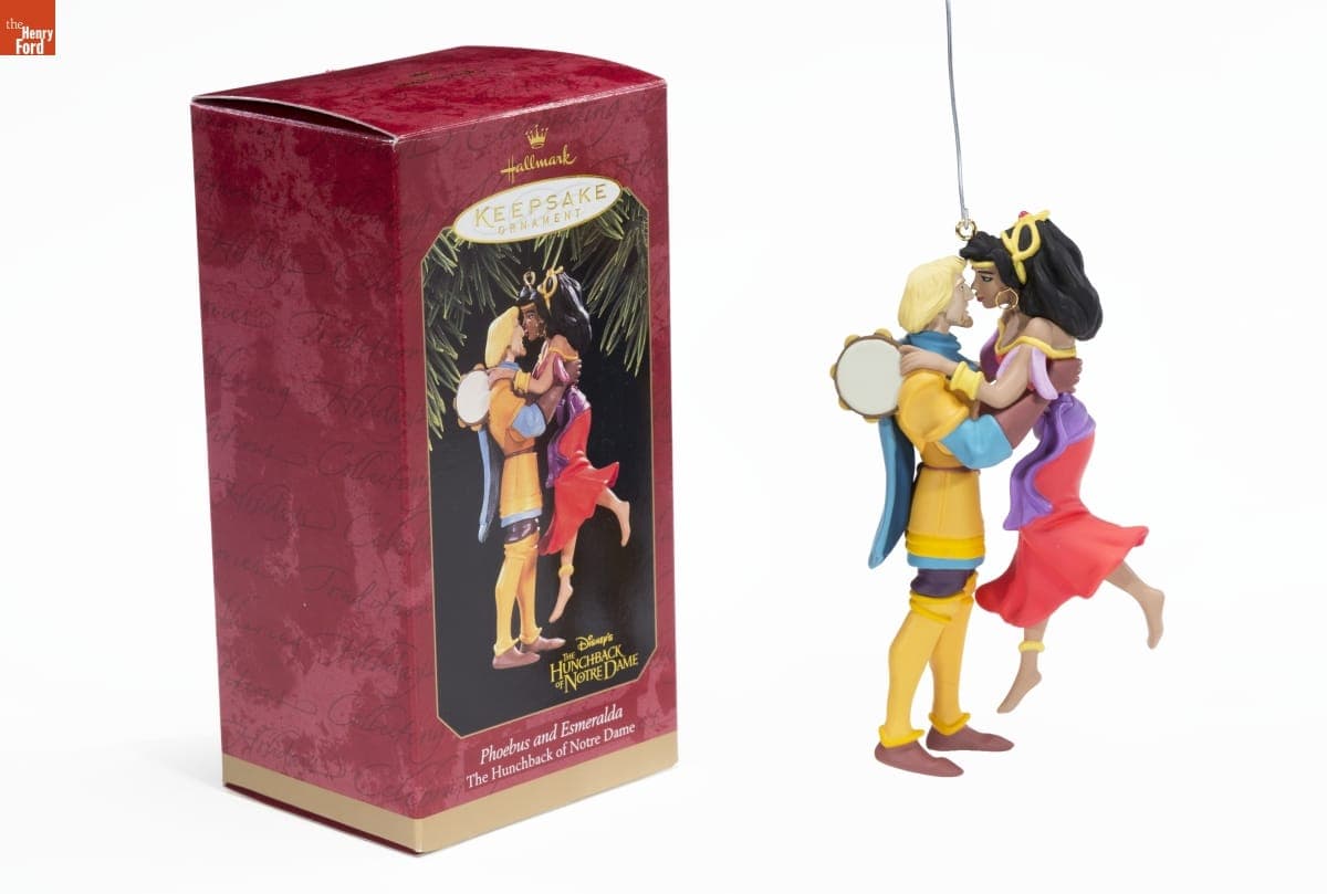 Hallmark "The Hunchback of Notre Dame: Phoebus and Esmeralda" Christmas Ornament, 1997