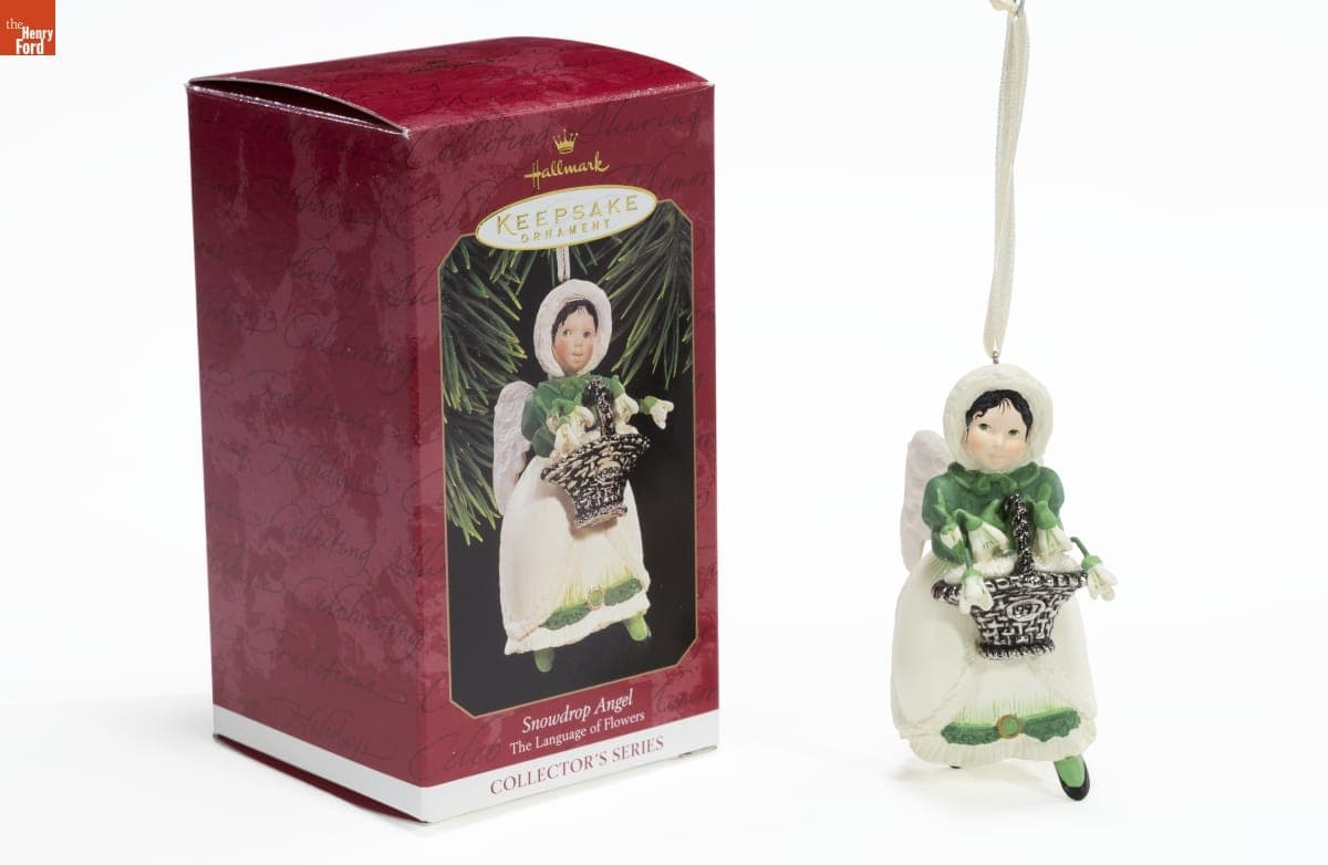 Hallmark "The Language of the Flowers Series: Snowdrop Angel" Christmas Ornament, 1997
