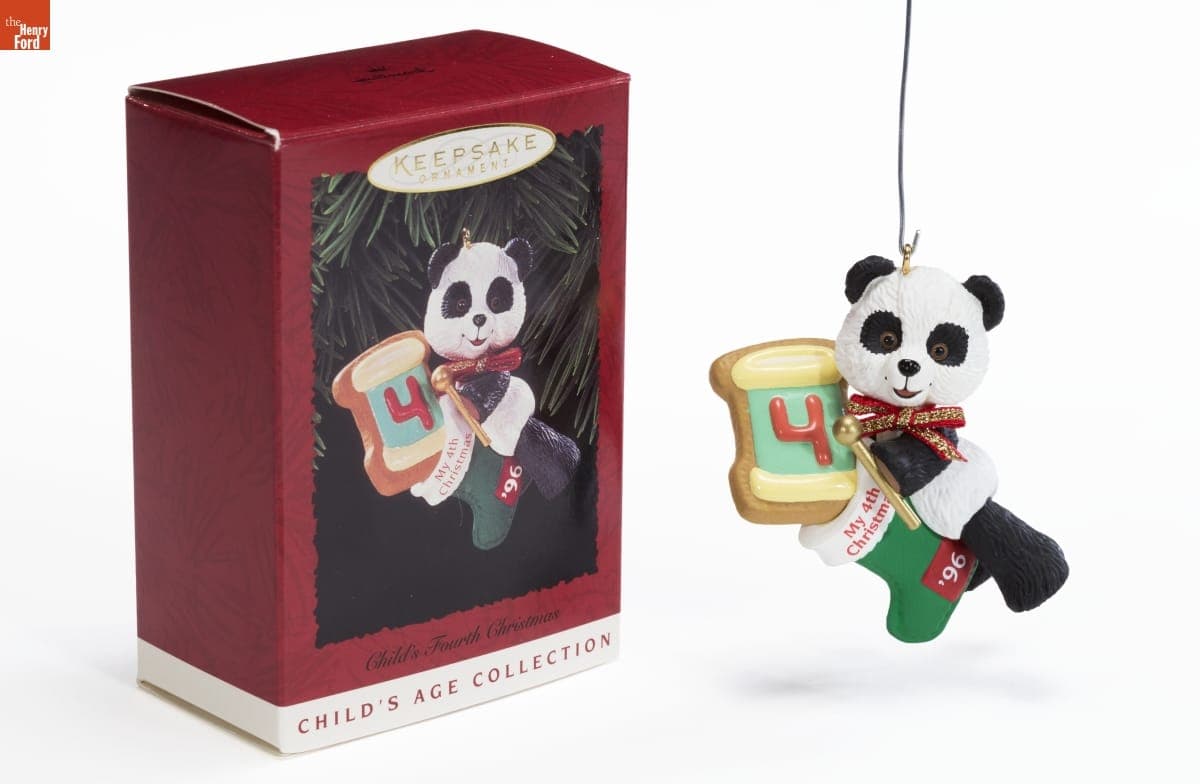 Hallmark "Child's Age Collection: Child's Fourth Christmas" Christmas Ornament, 1996