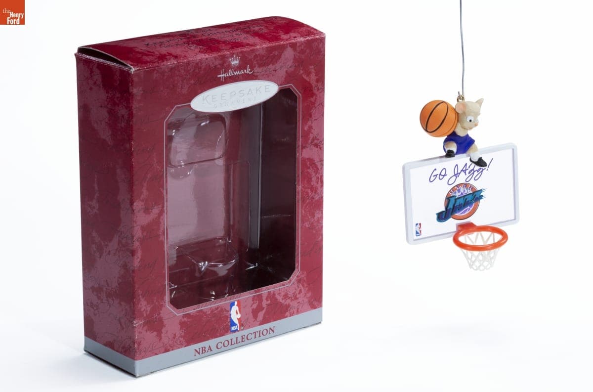 Hallmark "NBA Collection: Utah Jazz" Christmas Ornament, 1998
