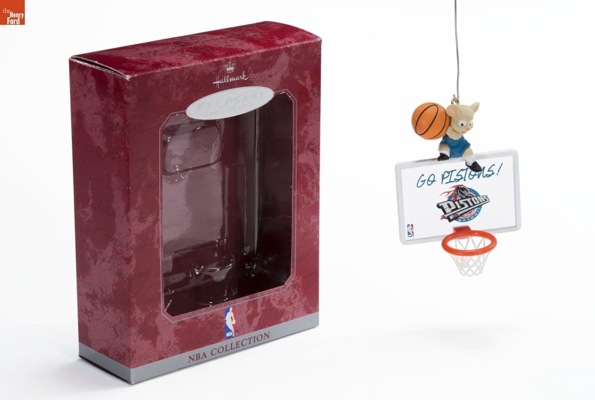 Hallmark "NBA Collection: Detroit Pistons" Christmas Ornament, 1998