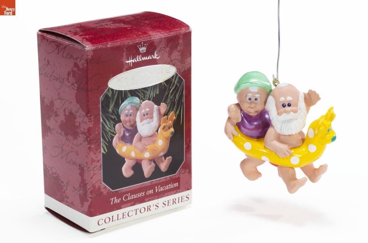 Hallmark "The Clauses on Vacation" Christmas Ornament, 1998