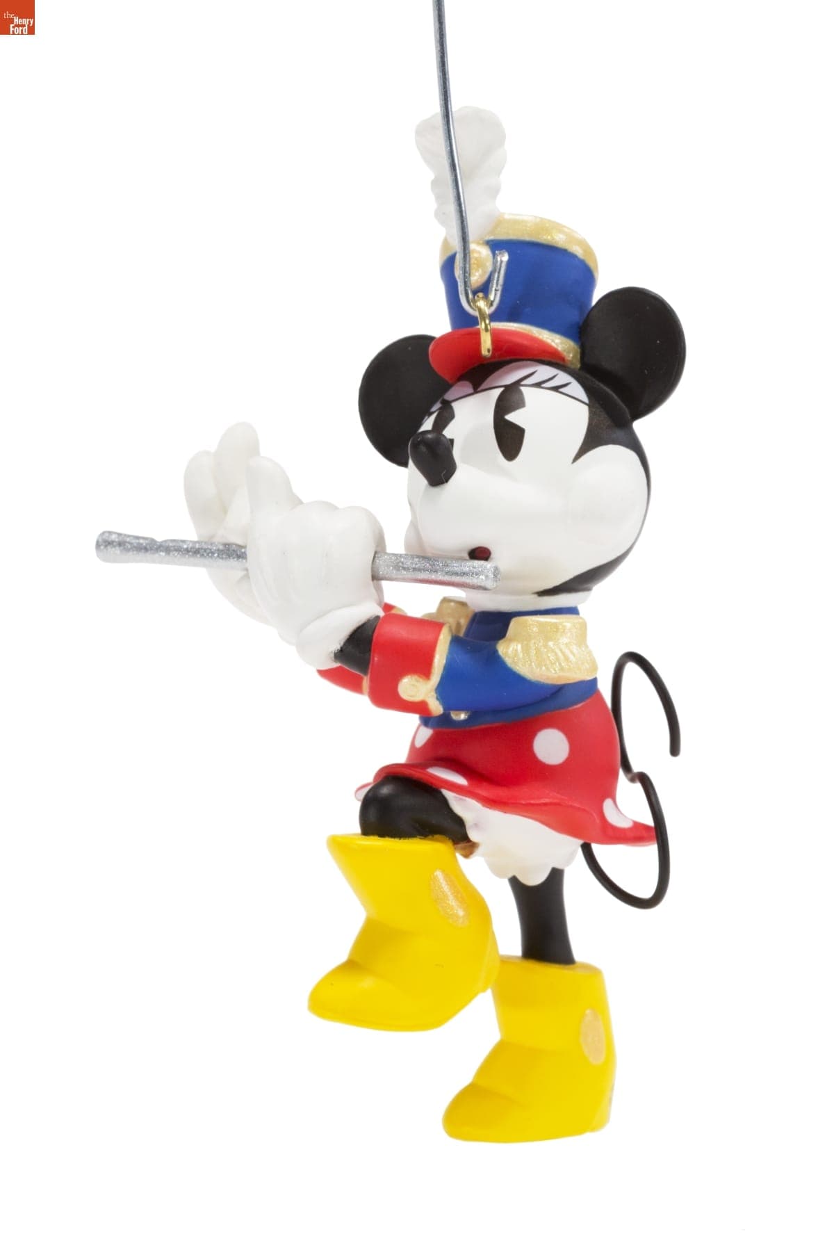Hallmark "Mickey's Holiday Parade Series: Minnie Plays the Flute" Christmas Ornament, 1998