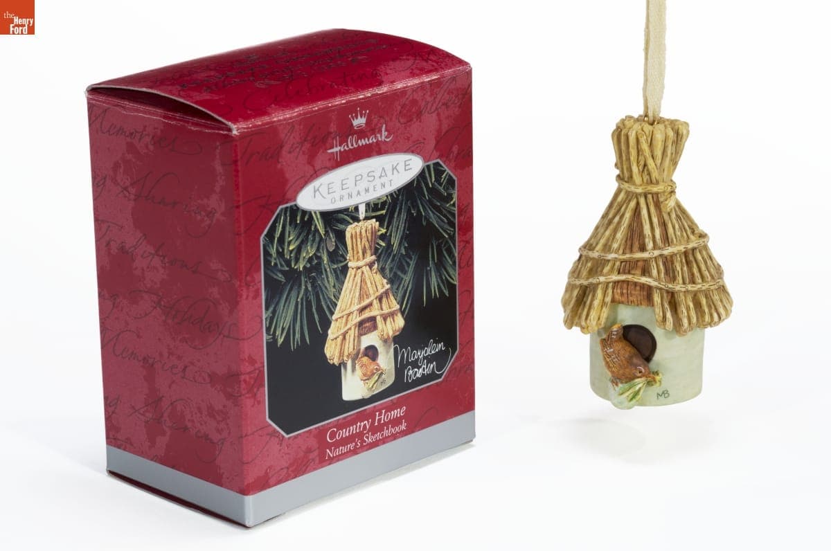 Hallmark "Nature's Sketchbook Collection: Country Home" Christmas Ornament, 1998