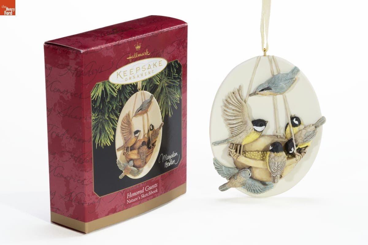 Hallmark "Nature's Sketchbook Collection: Honored Guests" Christmas Ornament, 1997