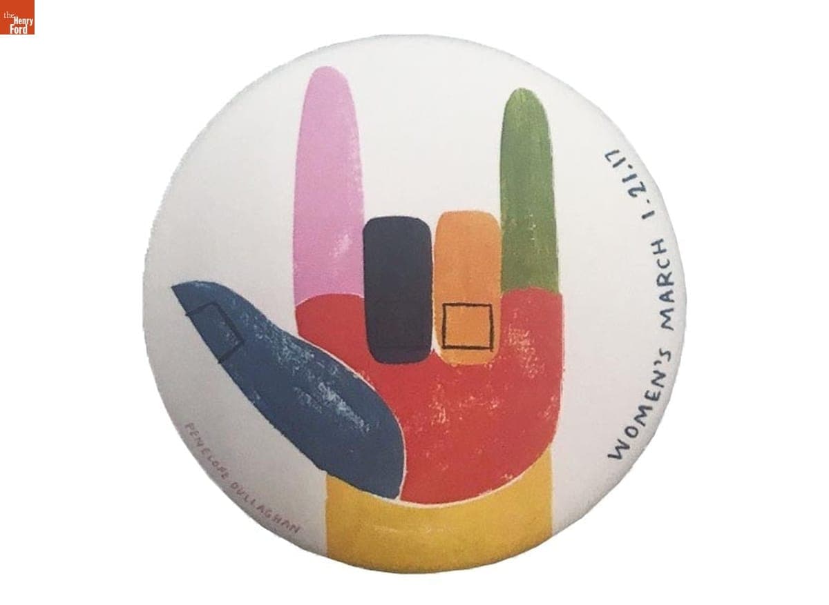 Button, Women's March on January 21, 2017