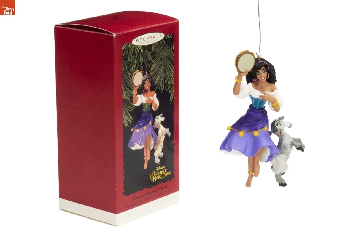 Hallmark "The Hunchback of Notre Dame: Esmeralda and Djali" Christmas Ornament, 1996