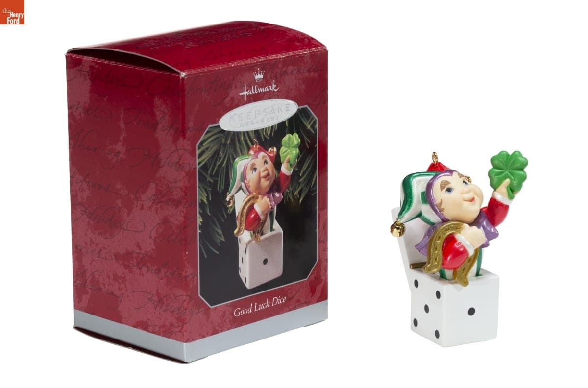 Hallmark "Good Luck Dice" Christmas Ornament, 1998