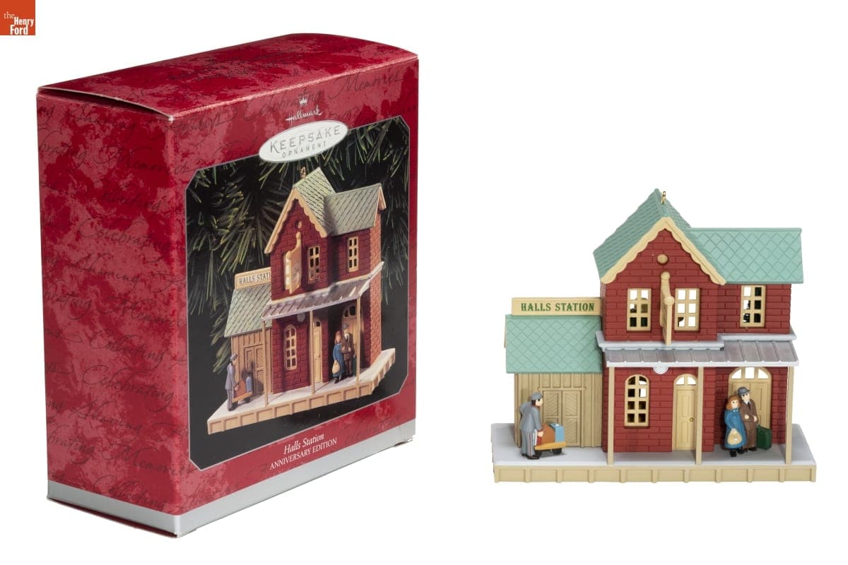 Hallmark "Halls Station" Christmas Ornament, 1998