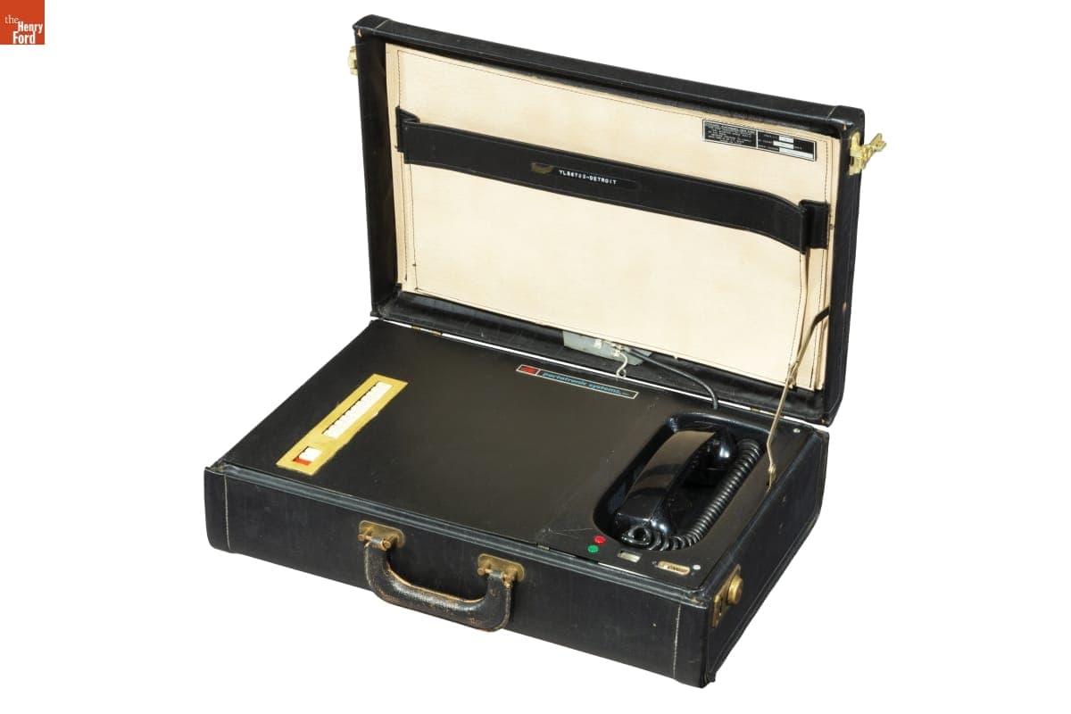 Portable Executive Telephone, Used by Russ Gibb, circa 1968