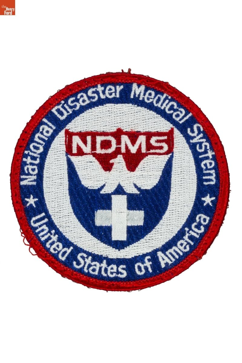 "National Disaster Medical System" Patch, Worn by Gerald Gomes While on Assignment at Ground Zero, September 2001