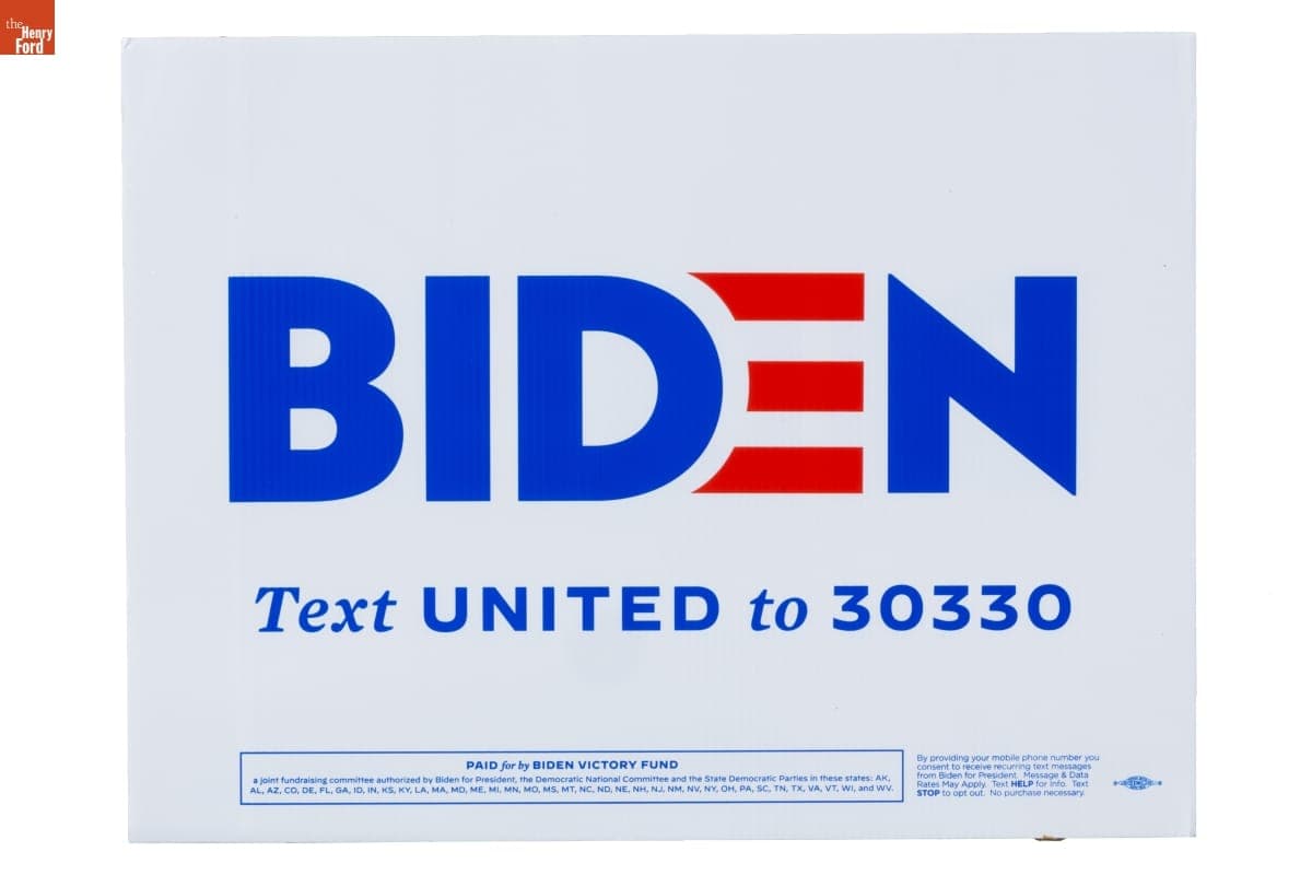 "Biden" Yard Sign, 2020