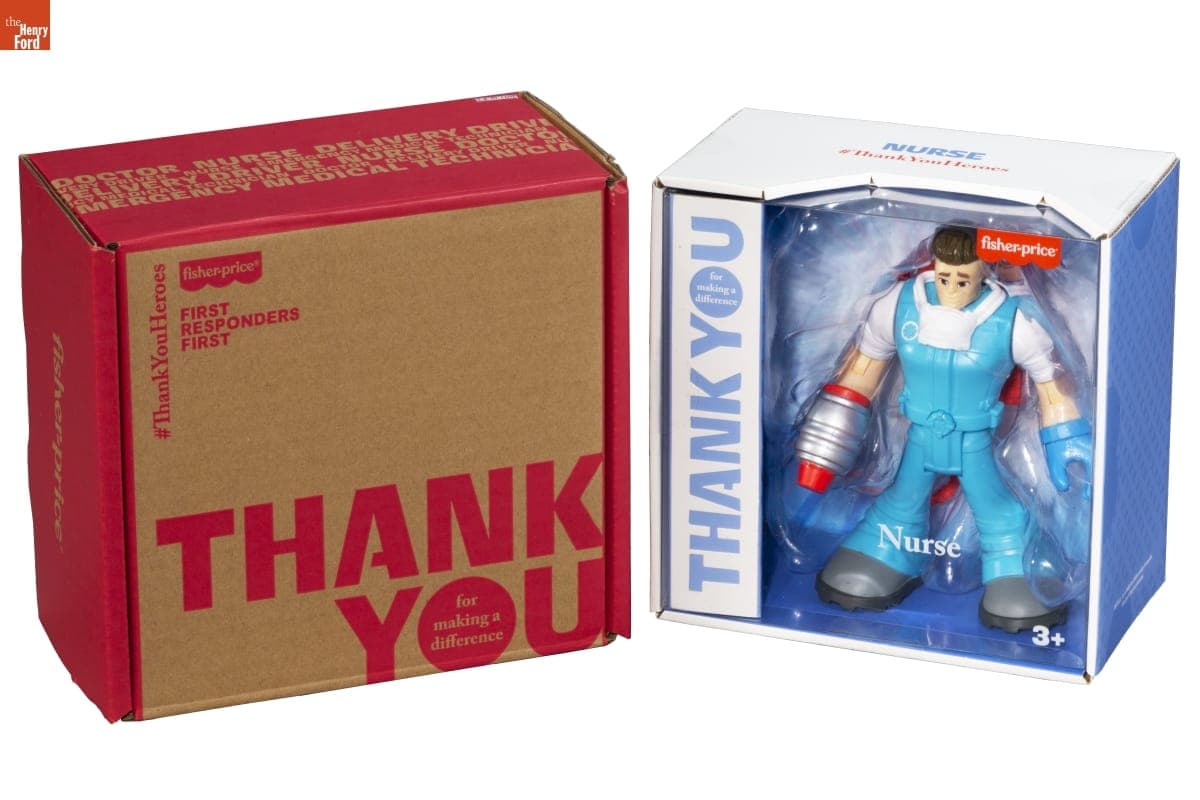 Fisher-Price "#ThankYouHeroes: Nurse" Action Figure, 2020