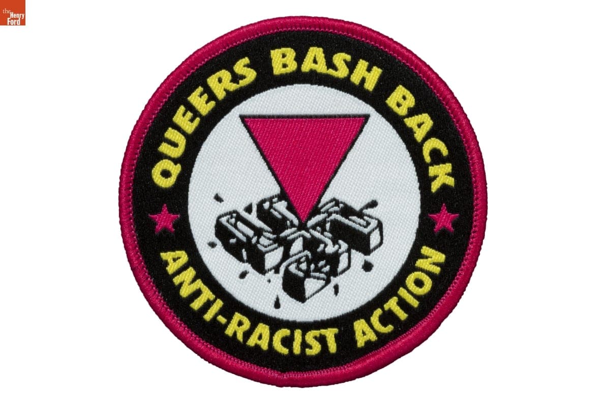 "Queers Bash Back, Anti-Racist Action" Patch, 2020
