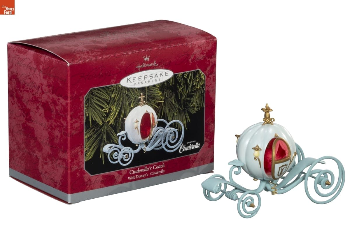 Hallmark "Walt Disney's Cinderella: Cinderella's Coach" Christmas Ornament, 1998