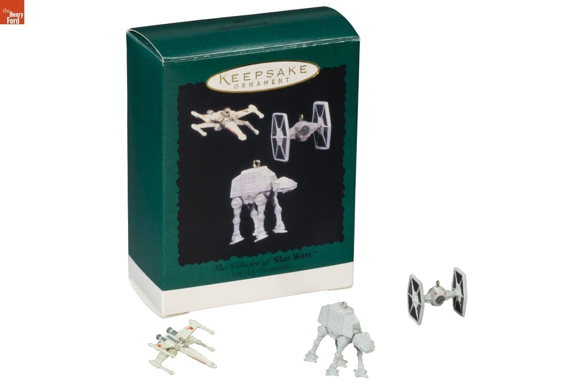 Hallmark "Star Wars: The Vehicles of Star Wars" Miniature Christmas Ornaments, 1996