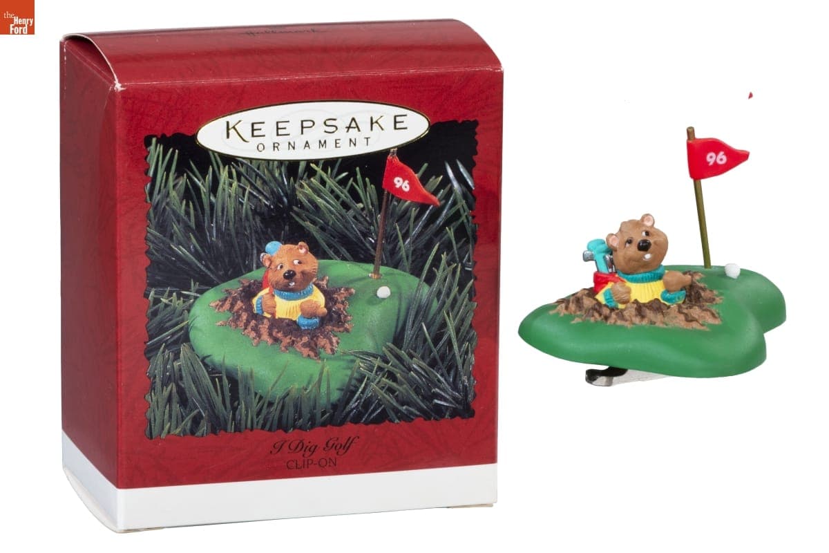 Hallmark "I Dig Golf" Christmas Ornament, 1996