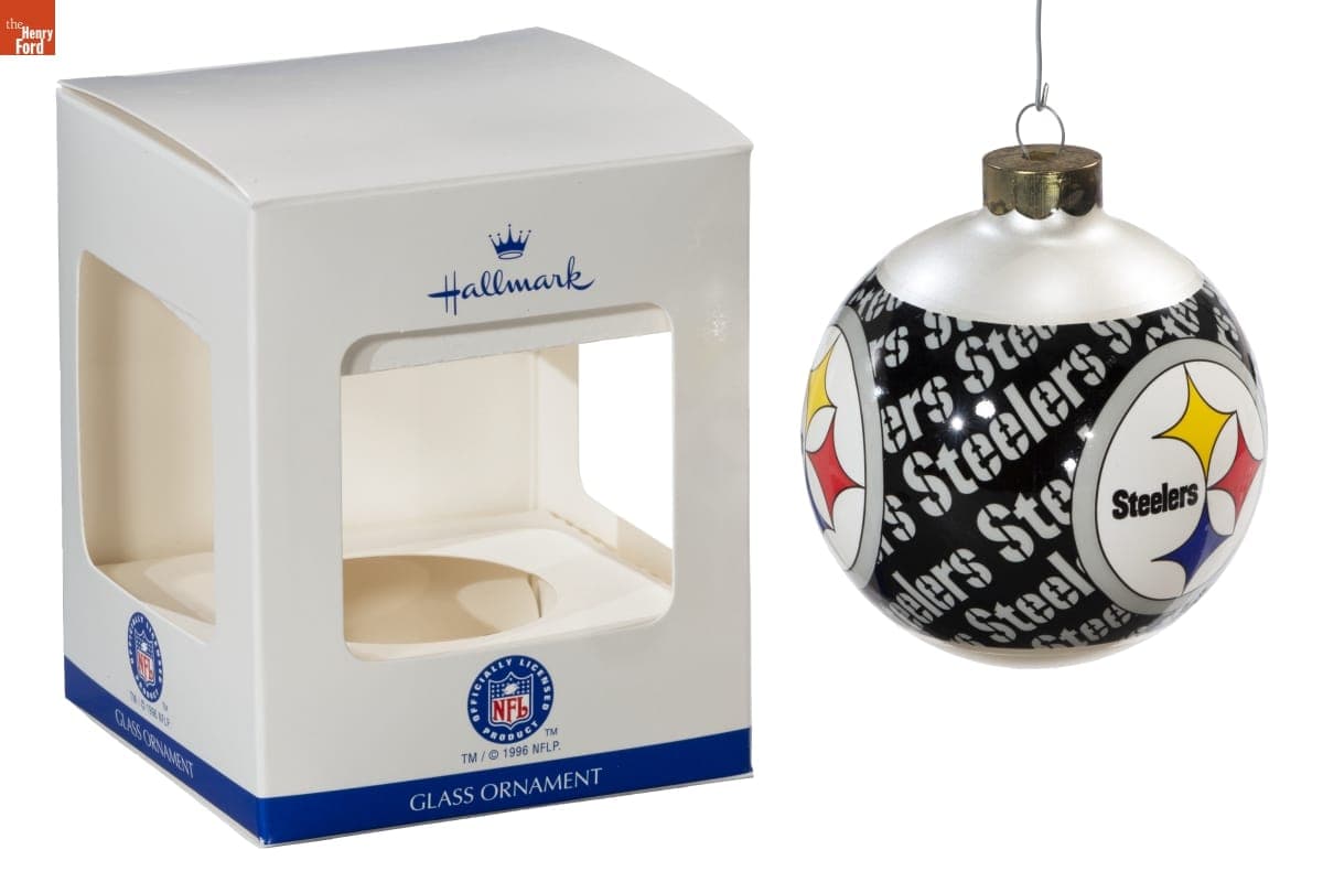 Hallmark "NFL Ball Ornament: Pittsburgh Steelers" Christmas Ornament, 1996