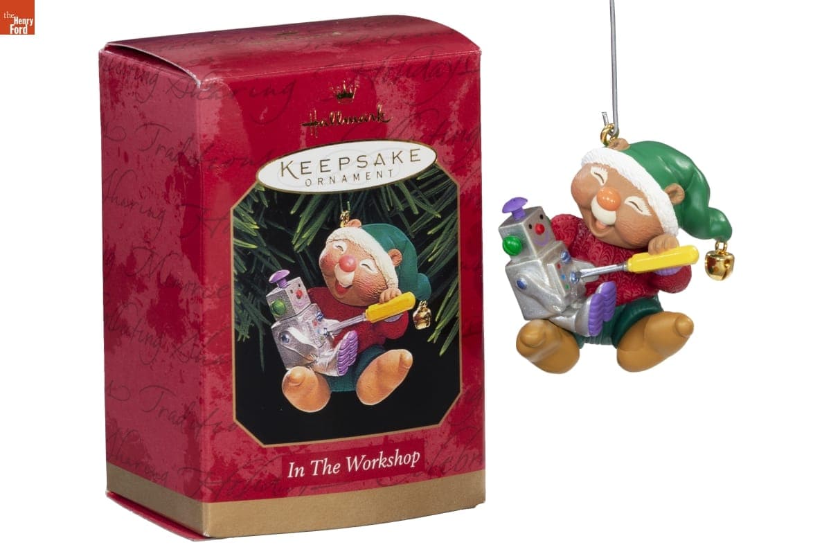 Hallmark "In The Workshop" Christmas Ornament, 1999