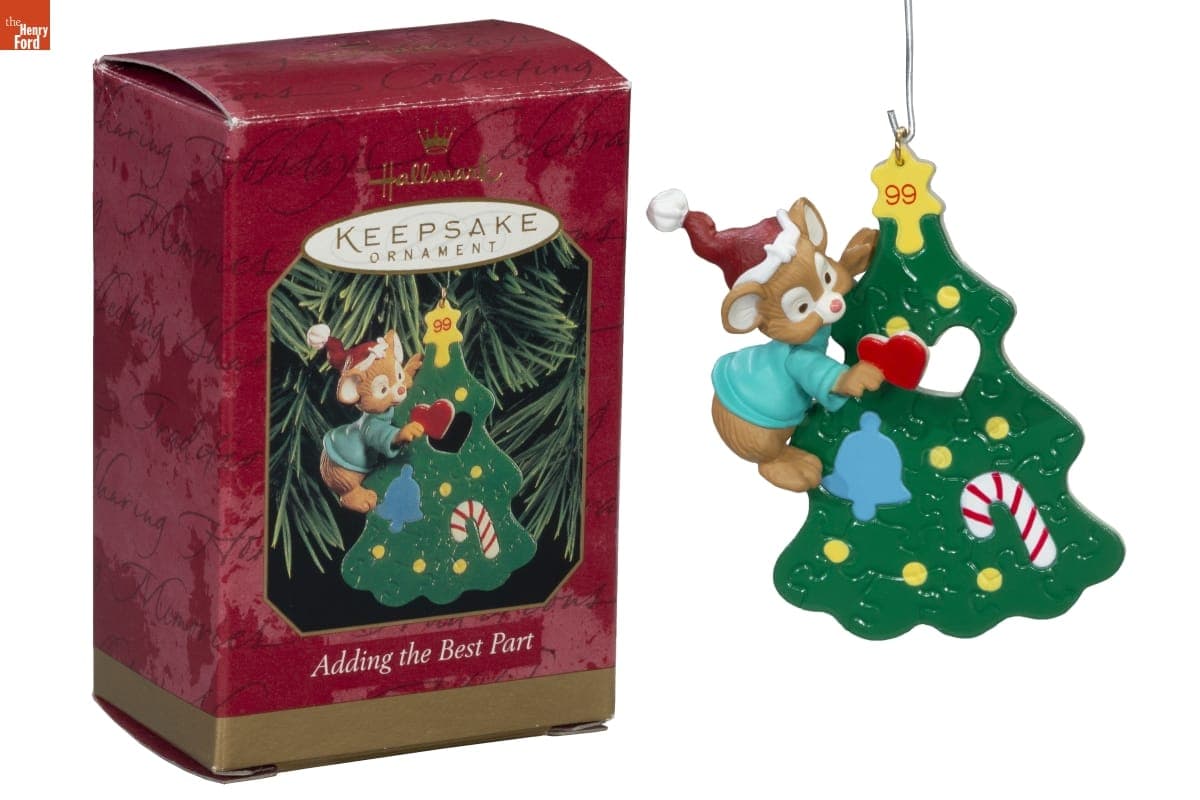 Hallmark "Adding the Best Part" Christmas Ornament, 1999