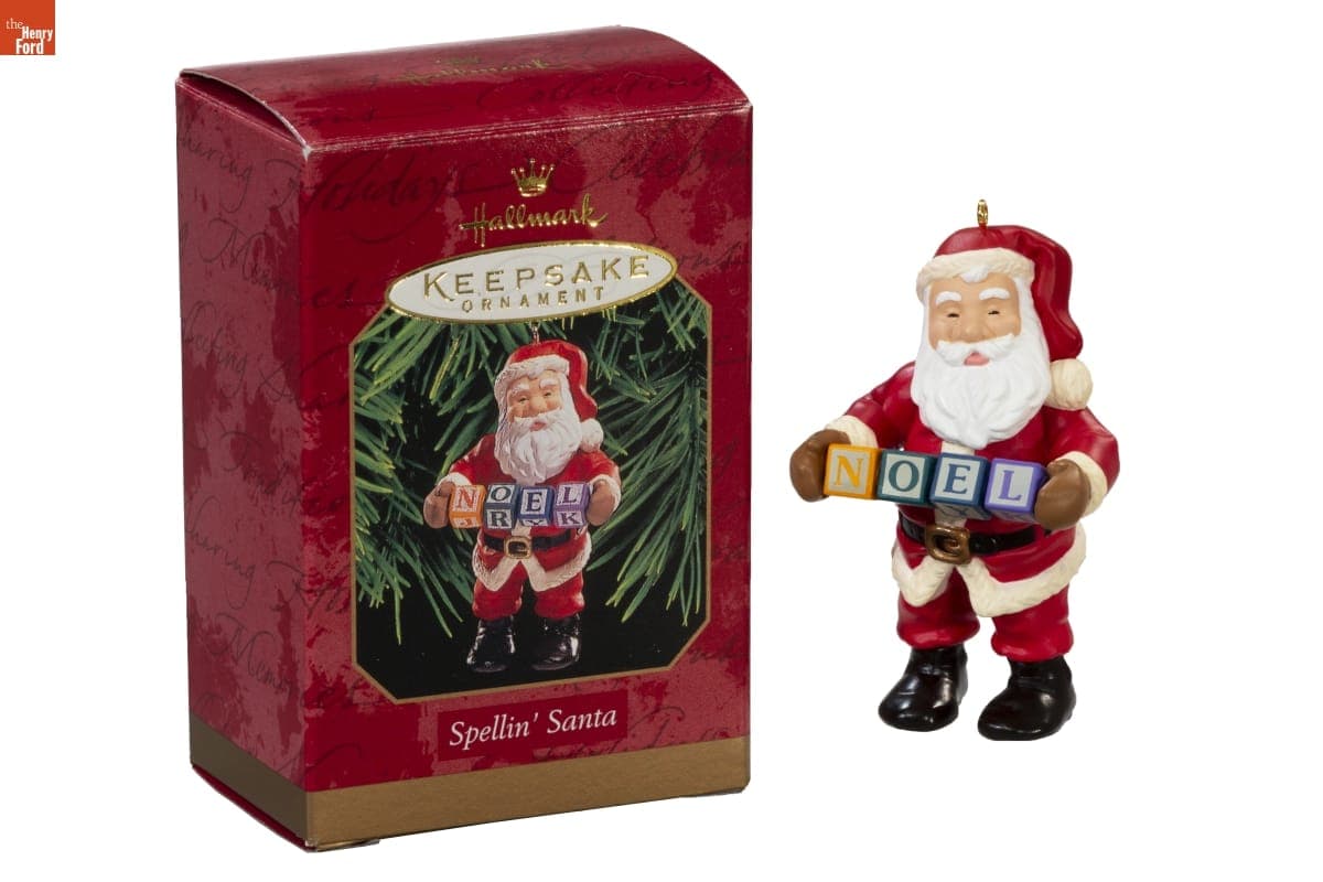 Hallmark "Spellin' Santa" Christmas Ornament, 1999