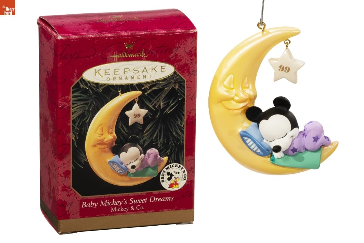 Hallmark "Disney's Mickey & Co.: Baby Mickey's Sweet Dreams" Christmas Ornament, 1999