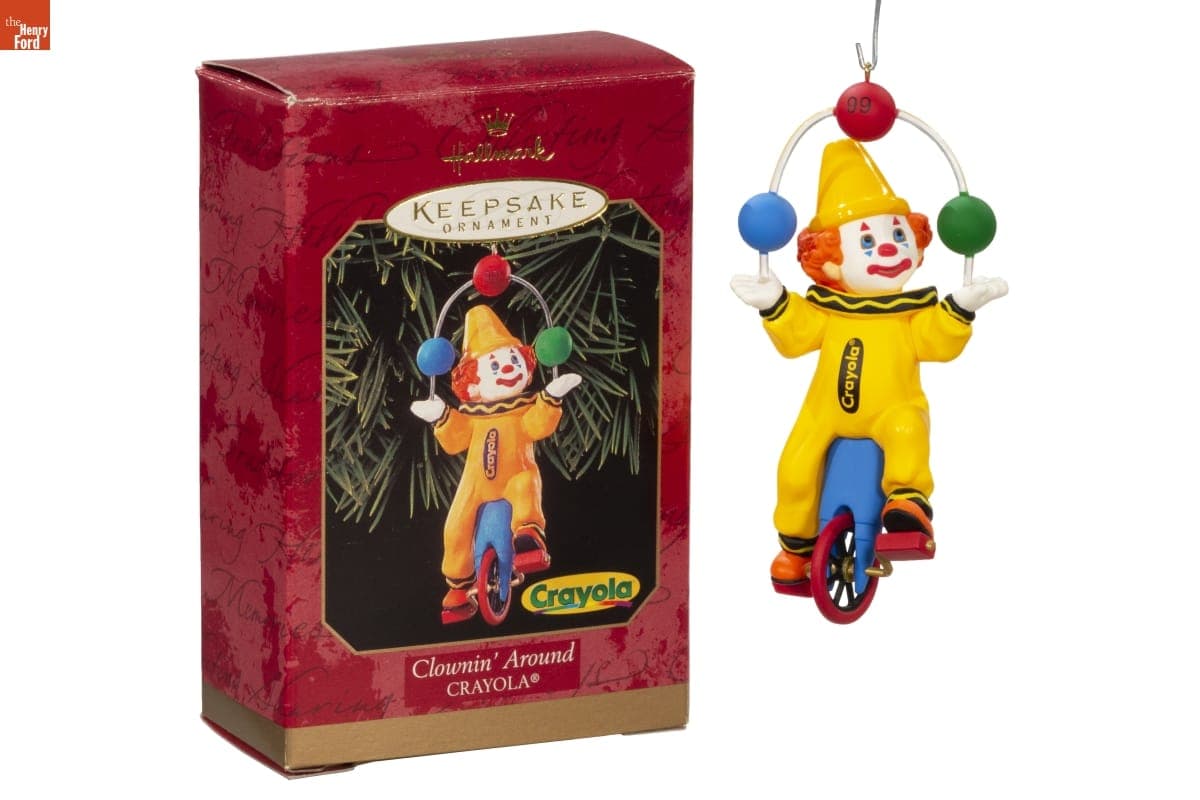 Hallmark "Crayola: Clownin' Around" Christmas Ornament, 1999