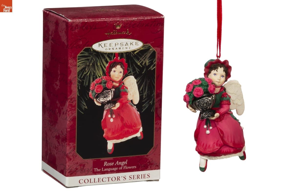 Hallmark "The Language of Flowers Series: Rose Angel" Christmas Ornament, 1999