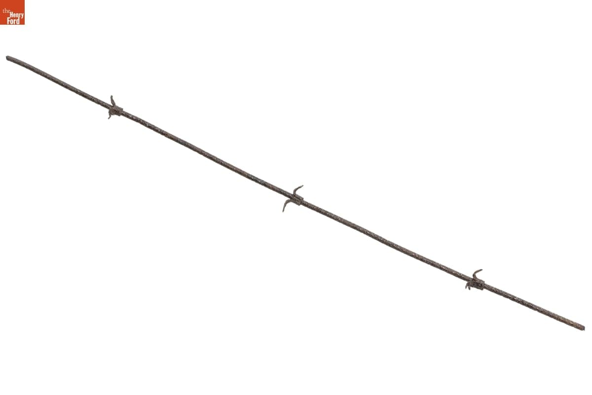 Kennedy's Barb, Three-Point Variation Barbed Wire, Patented 1874
