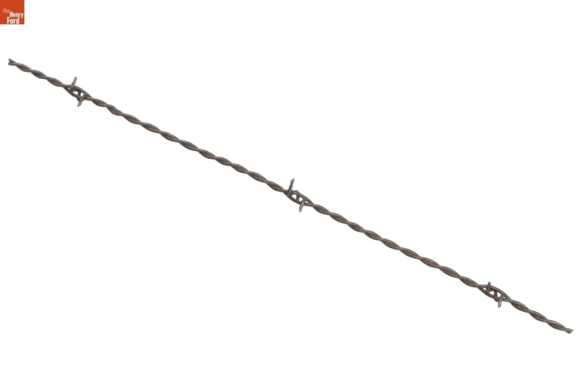 Upham's Lazy "S" Barbed Wire, Patented 1878