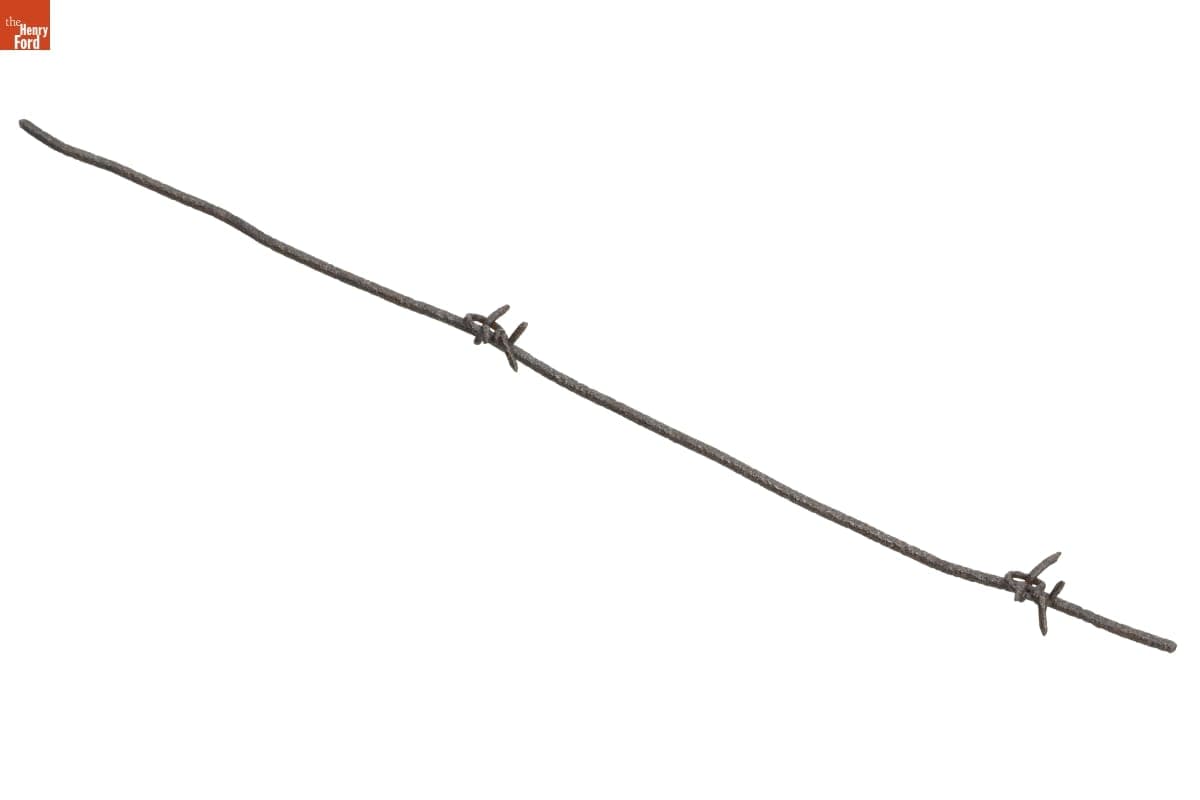 Reynolds' Necktie Barbed Wire, Patented 1878