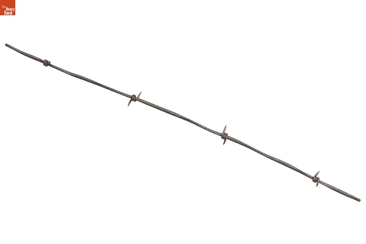 Stover's Single-Wrap Barbed Wire, Patented 1877